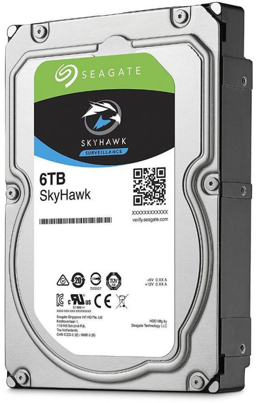 Жесткий диск Seagate SATA-III 6Tb ST6000VX001 Surveillance Skyhawk (5400rpm) 256Mb 3.5"