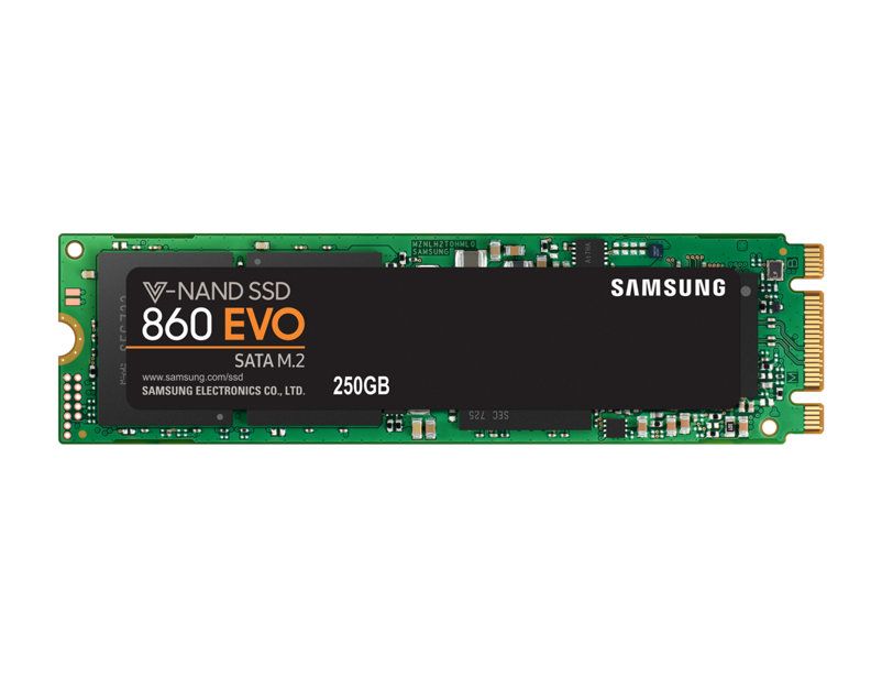 Накопитель SSD Samsung SATA III 250Gb MZ-N6E250BW 860 EVO M.2 2280