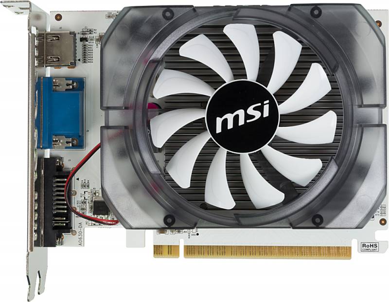 Видеокарта MSI PCI-E N730-2GD3V2 nVidia GeForce GT 730 2048Mb 128bit DDR3 700/1800 DVIx1/HDMIx1/CRTx1/HDCP Ret
