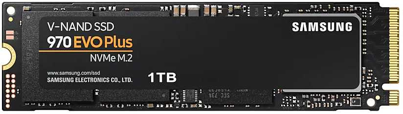 Накопитель SSD Samsung PCI-E 3.0 x4 1Tb MZ-V7S1T0BW 970 EVO Plus M.2 2280