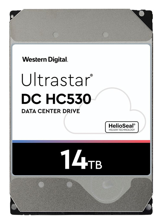 Жесткий диск WD SAS 3.0 14Tb 0F31052 WUH721414AL5204 Ultrastar DC HC530 (7200rpm) 512Mb 3.5"