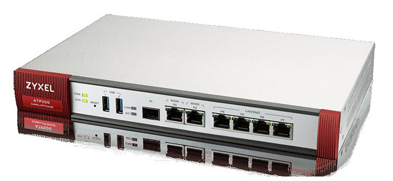 Межсетевой экран Zyxel ZyWALL ATP200 (ATP200-RU0102F) 10/100/1000BASE-TX/SFP