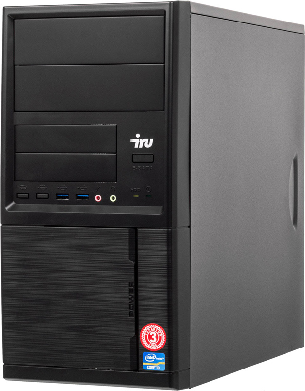ПК IRU Office 315 MT i5 8400/8Gb/1Tb 7.2k/UHDG 630/W10Pro64/черный (плохая упаковка)