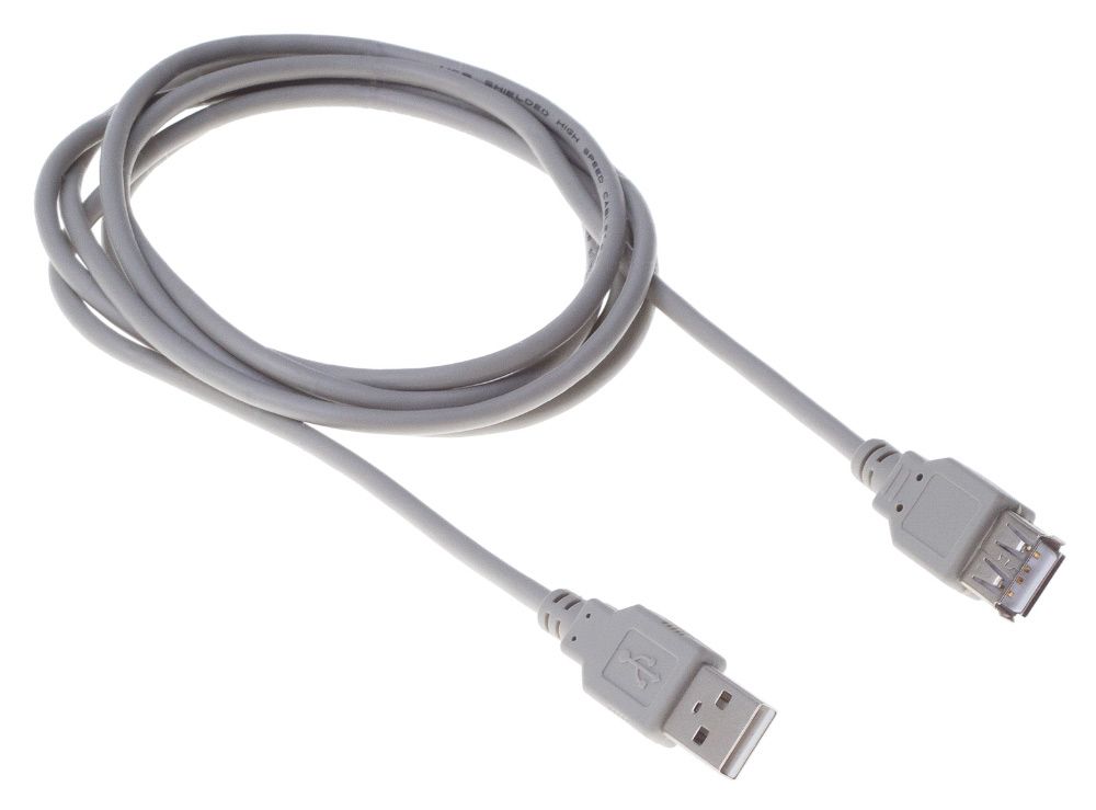 Кабель Buro BHP RET USB_AF30 USB A(m) USB A(f) 3м серый блистер (плохая упаковка)