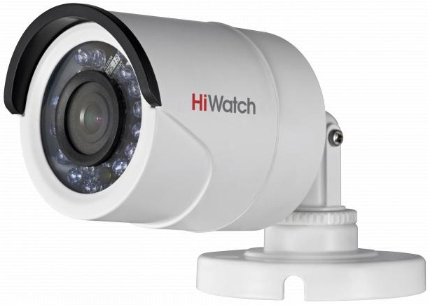 Камера видеонаблюдения HiWatch DS-T200P 6-6мм HD-TVI цветная корп.:белый