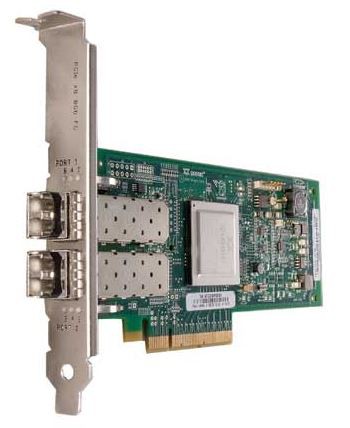 Контроллер Qlogic QLE2562-CK 8Gb 2-port FC HBA x8 PCIe LC multi-mode optic