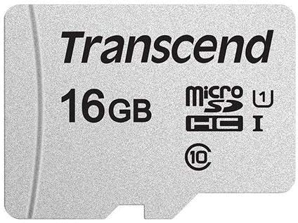 Флеш карта microSDHC 16Gb Class10 Transcend TS16GUSD300S w/o adapter