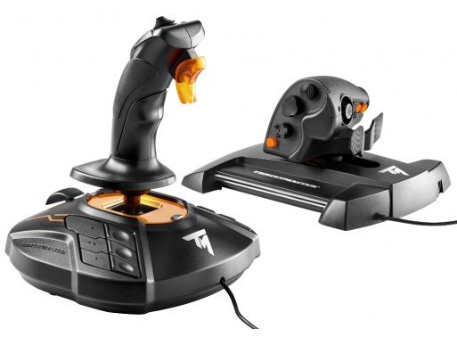 Джойстик ThrustMaster T-16000M FCS Hotas черный USB (плохая упаковка)