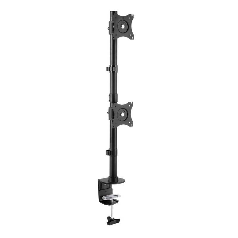 Кронштейн для мониторов Arm Media LCD-T43 черный 15"-32" макс.20кг настольный поворот и наклон верт.перемещ.