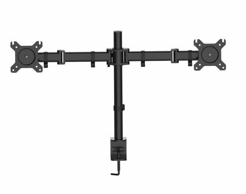 Кронштейн для мониторов Cactus CS-VM-D29-BK черный 13"-27" макс.10кг настольный поворот и наклон