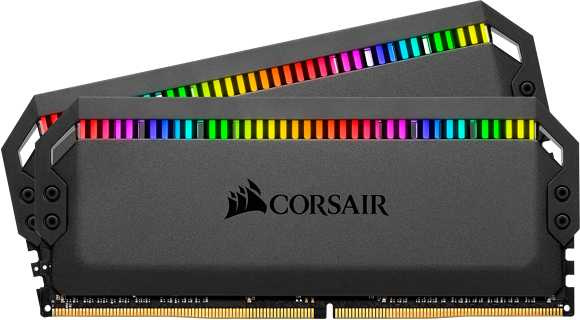 Память DDR4 2x8Gb 3600MHz Corsair CMT16GX4M2C3600C18 DOMINATOR PLATINUM RGB RTL PC4-28800 CL18 DIMM 288-pin 1.35В