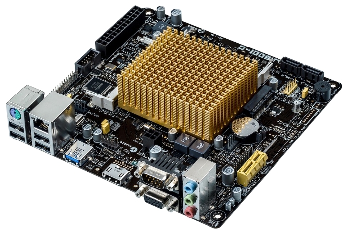 Материнская плата Asus J1800I-C 2xDDR3L mini-ITX AC`97 8ch(7.1) GbLAN+VGA+HDMI
