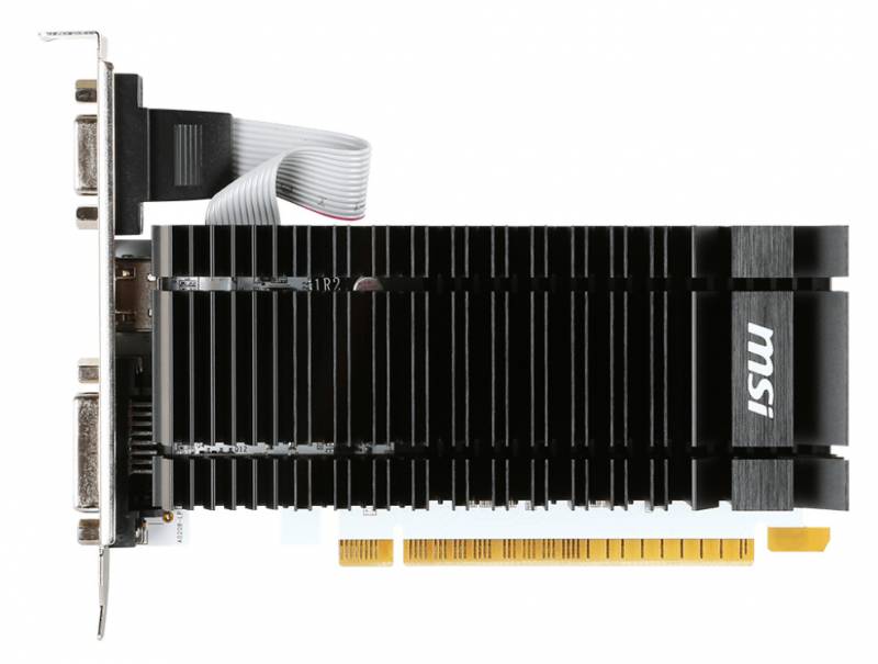 Видеокарта MSI PCI-E N730K-2GD3H/LP NVIDIA GeForce GT 730 2048Mb 64 GDDR3 902/1600 DVIx1 HDMIx1 CRTx1 HDCP Ret low profile