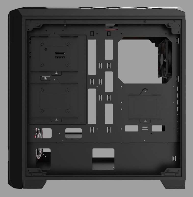Корпус Formula V-LINE 6000-RGB черный без БП ATX 2x120mm 2xUSB2.0 2xUSB3.0 audio front door bott PSU