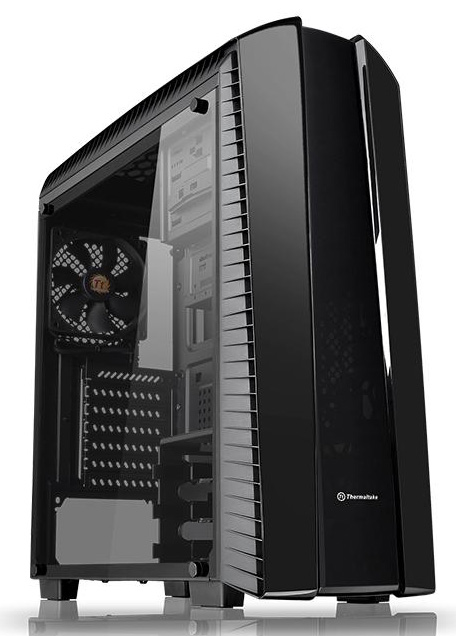Корпус Thermaltake Versa N27 черный без БП ATX 5x120mm 2xUSB2.0 1xUSB3.0 audio bot (плохая упаковка)