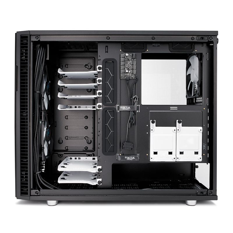 Корпус Fractal Design Define R6 TG черный без БП ATX 2xUSB2.0 2xUSB3.0 audio front door bott PSU