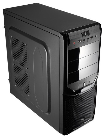 Корпус Aerocool V3X черный без БП ATX 1x80mm 2x120mm 2xUSB2.0 audio