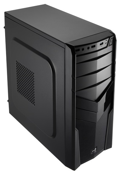 Корпус Aerocool V2X черный без БП ATX 1x92mm 2xUSB2.0 1xUSB3.0 audio