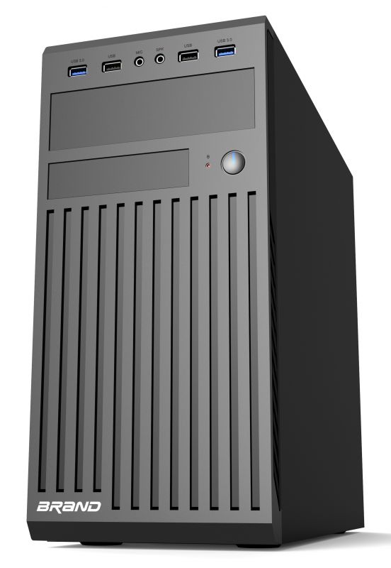 Корпус Accord ACC-B202 черный без БП mATX 2xUSB2.0 2xUSB3.0 audio (плохая упаковка)