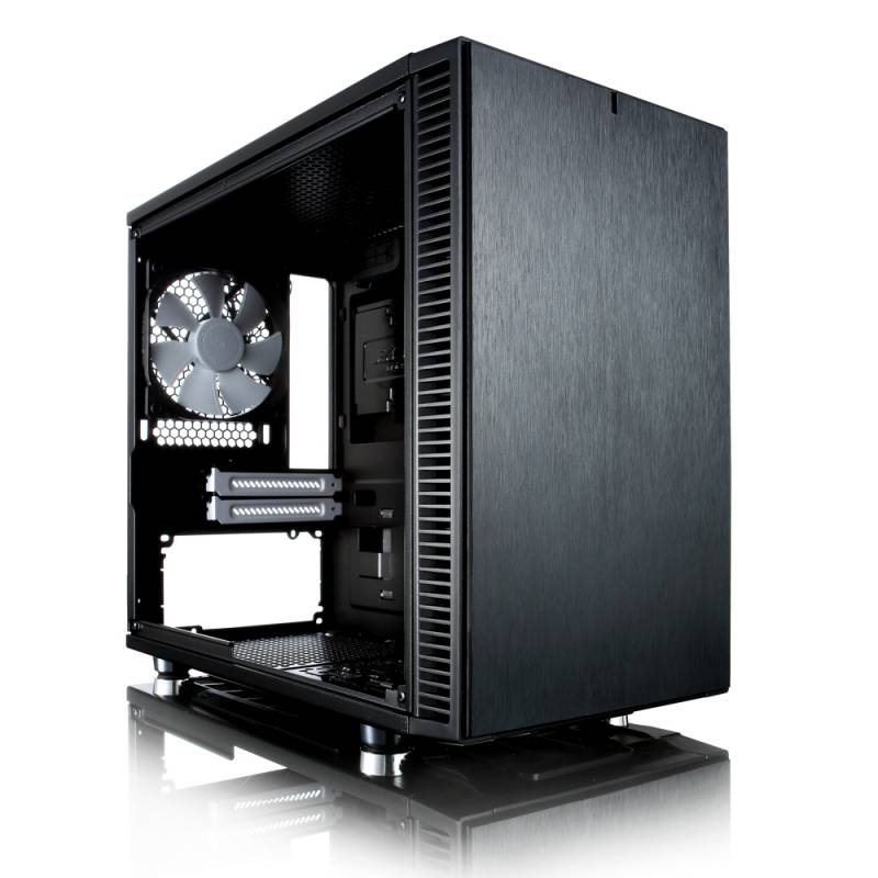 Корпус Fractal Design Define Nano S Window черный без БП miniITX 4x120mm 3x140mm 2 (плохая упаковка)