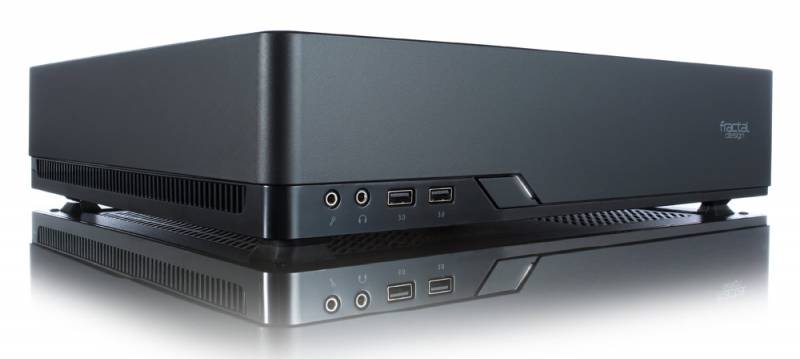 Корпус Fractal Design Node 202 черный w/o PSU miniITX 2x120mm 2xUSB3.0 audio bott (плохая упаковка)