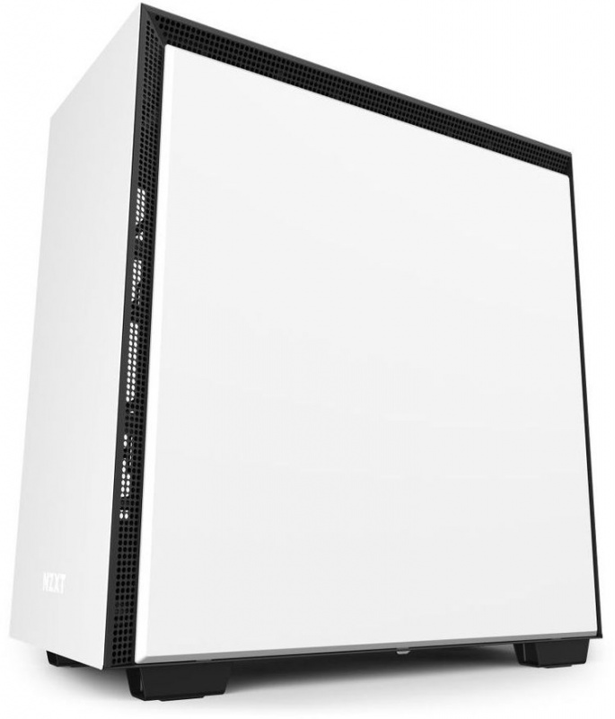 Корпус NZXT H710 CA-H710B-W1 белый без БП E-ATX 3x120mm 2xUSB3.0 1xUSB3.1 audio bott PSU