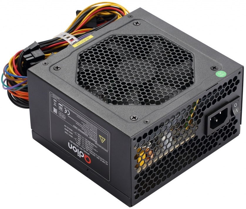 Блок питания FSP ATX 500W Q-DION QD500 80+ (24+4pin) APFC 120mm fan 2xSATA нет данных