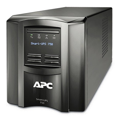 Источник бесперебойного питания APC Smart-UPS SMT750I 500Вт 750ВА черный