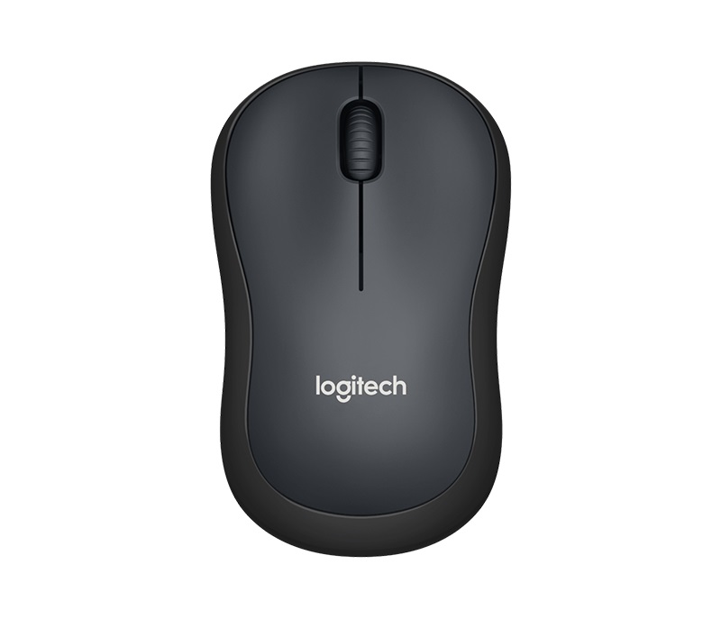Мышь Logitech M220 темно-серый/черный оптическая (1000dpi) silent беспроводная USB для ноутбука (2but)