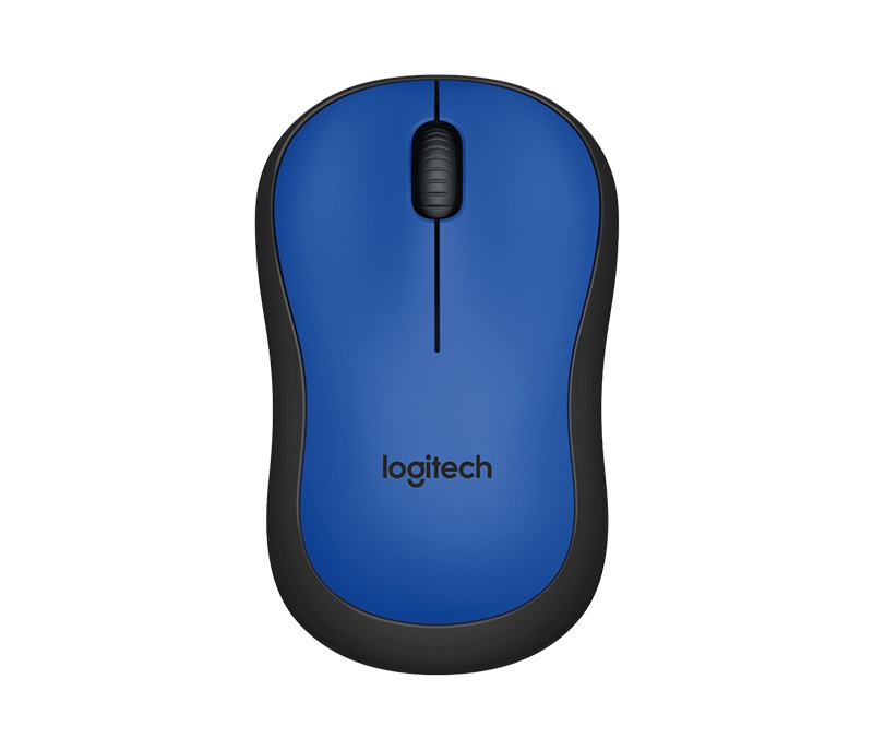 Мышь Logitech M220 синий/черный оптическая (1000dpi) silent беспроводная USB для ноутбука (2but)