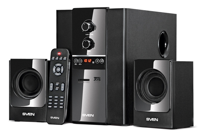 Колонки Sven MS-1820 2.1 черный 40Вт