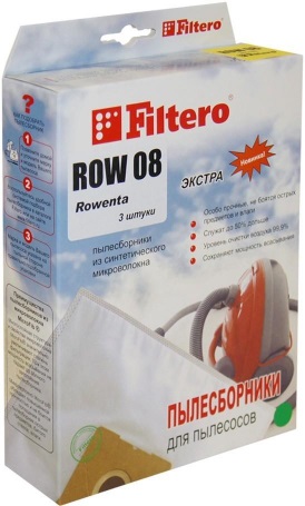 Пылесборники Filtero ROW 08 Экстра пятислойные (3пылесбор.)
